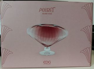 Vaso in vetro viola Poiret