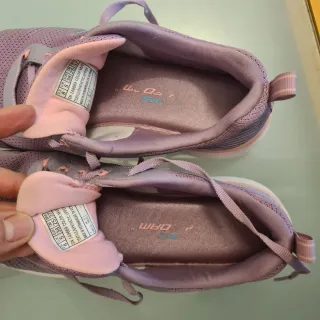 Zapatillas Skechers Moradas y Rosas