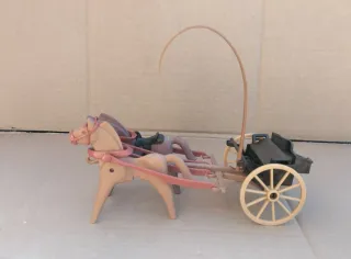 Playmobil antiguo carro nordista