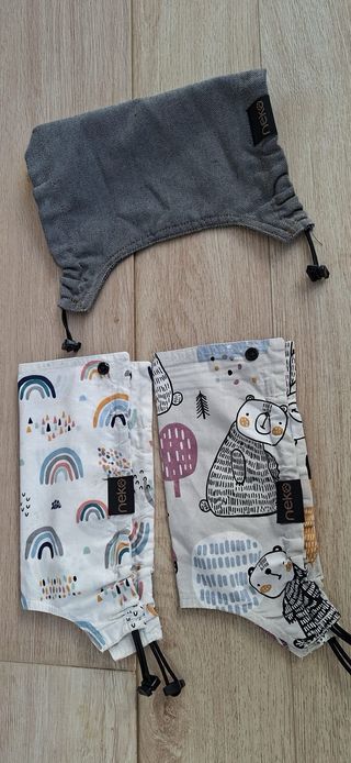 Mochila portabebés Neko ergonómica gris