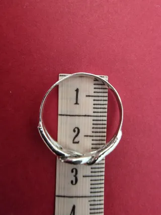 6 Anillos Plata con Cajita Porcelana