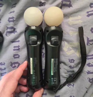 Set PS3 Move Controllers + PS Eye Camera