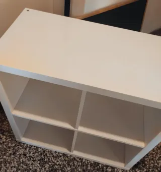 Estantería blanca modular