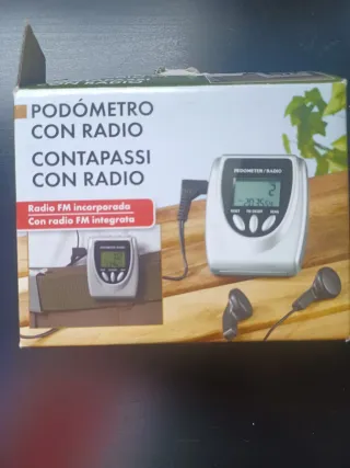 Podómetro con Radio FM