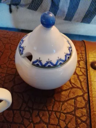 Conjunto Tetera Villeroy & Boch Porcelana