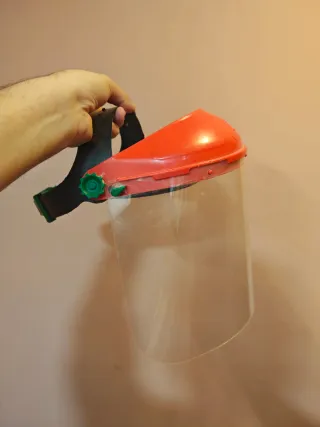 Pantalla Protectora Facial Roja