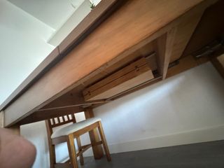 Mesa Comedor Extensible Madera 120 cerrada 210 abi