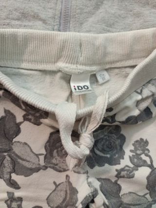 Completino Felpa e pantaloni "I DO" tg 80cm
