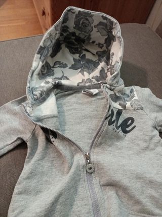 Completino Felpa e pantaloni "I DO" tg 80cm