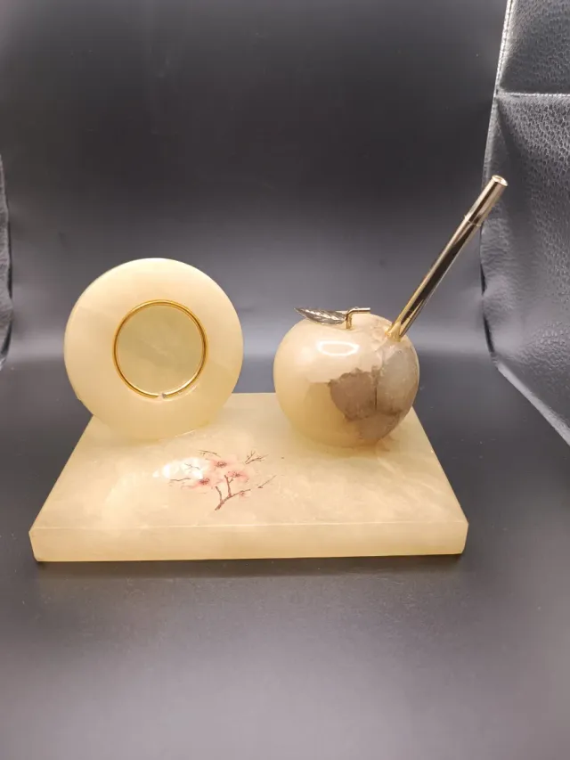 Set da scrivania in onice