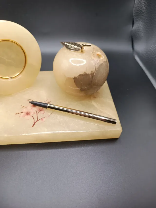 Set da scrivania in onice