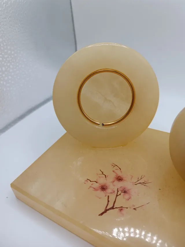 Set da scrivania in onice