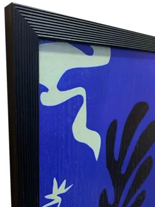 Stampa Matisse con cornice nera 30x40