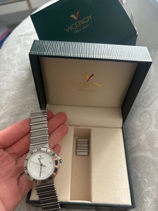 Reloj Viceroy Plata y Blanco
