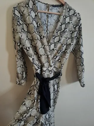 Mono kimono estampado serpiente talla XS