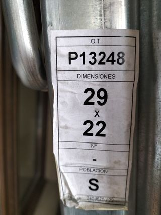 Puerta de garaje exterior metálica