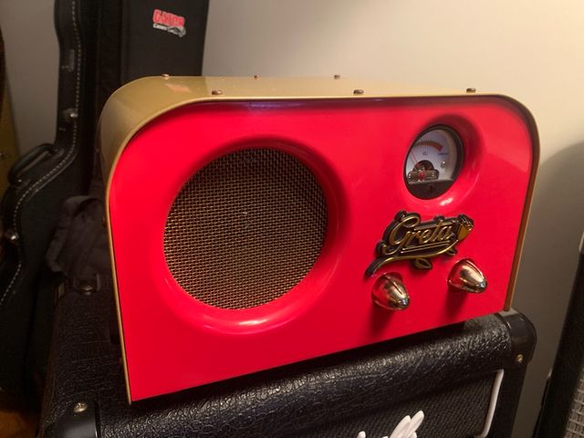 Amplificador Fender Greta Rojo/Dorado
