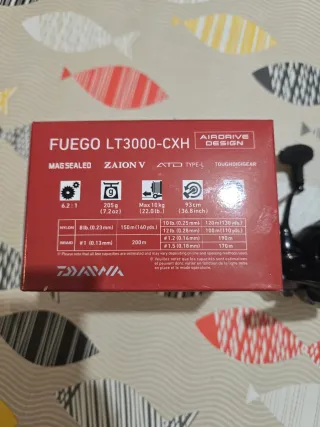 CARRETE DAIWA FUEGO LT3000-CXH