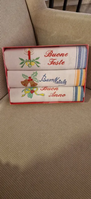 Set 3 strofinacci Natalizi