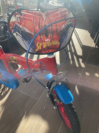 Bicicleta infantil Spiderman 14 pulgadas