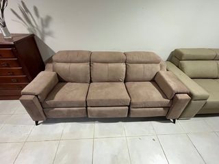 Sofá 3 plazas, 3 asientos motorizados Relax, NUEVO