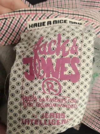 Camisa Jack&Jones cuadros manga corta