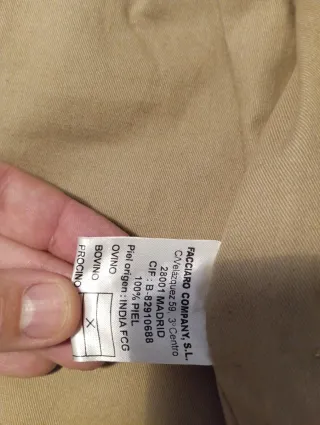 Cazadora Piel Biker Vintage 100*100 piel bovino