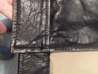 Cazadora Piel Biker Vintage 100*100 piel bovino