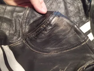 Cazadora Piel Biker Vintage 100*100 piel bovino