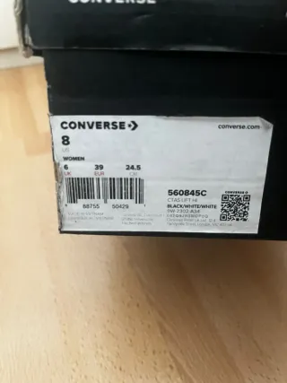 Converse plataforma negras