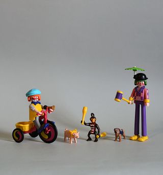 Playmobil Lote Payasos Circo Con Triciclo