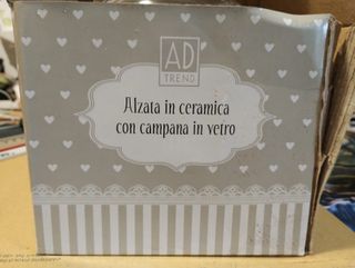 Presepe artistico in ceramica e vetro