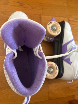 Patines Fila Talla 40 Blanco/Morado