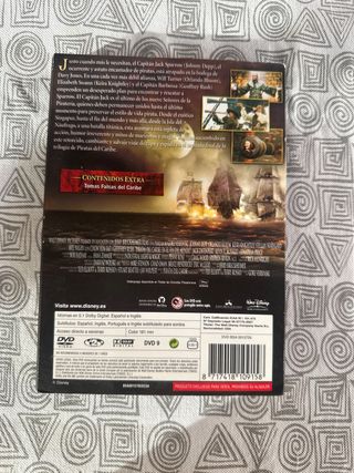 DVD Piratas del Caribe 3: El Fin del Mundo