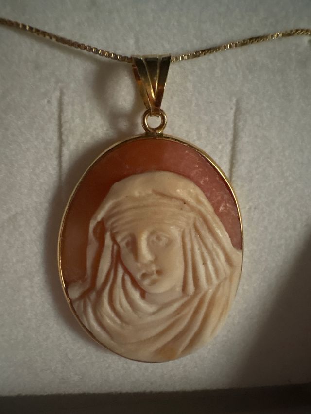 Colgante Chapado Coral Esperanza Triana