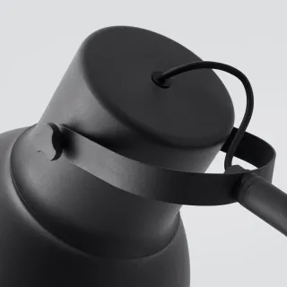 Lámpara Pie Hektar Ikea Negra