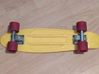 Mini Patinete Infantil Amarillo Plástico