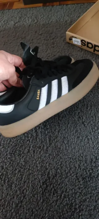 Adidas Samba Scarpe donna Nero Bianco Gomma