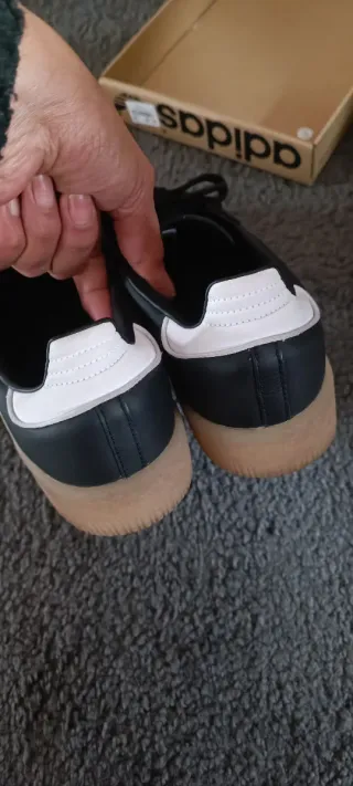 Adidas Samba Scarpe donna Nero Bianco Gomma