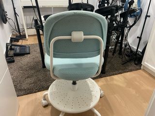 Silla de escritorio infantil azul