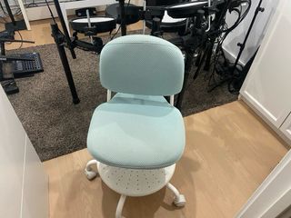 Silla de escritorio infantil azul