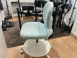 Silla de escritorio infantil azul