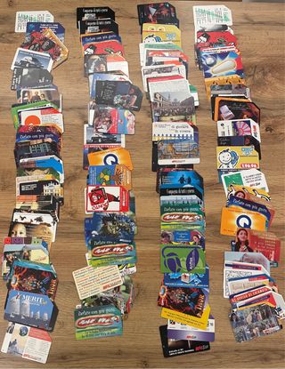 schede telefoniche lotto stock 200 pezzi