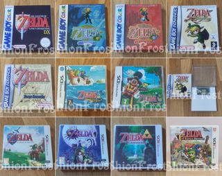 Caja Legend Zelda A Link to the Past Four Swords