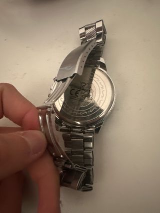 Reloj Azul y Plateado