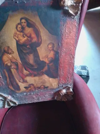 Lamina Madonna Sixtina de Raphael - Marco Artesano