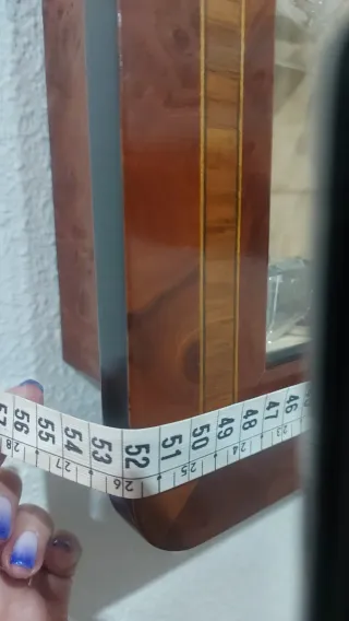 Vitrina expositora madera y cristal