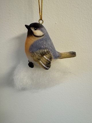 Uccellino decorativo da appendere all’albero
