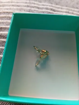 Pendientes concha dorados