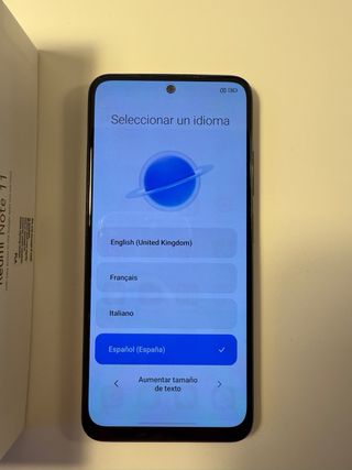 Xiaomi Redmi Note 11 4 + 128GB Negro